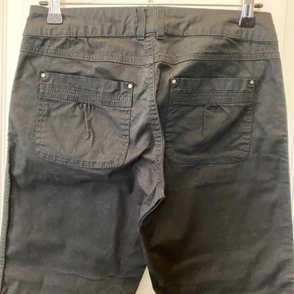 Ricki's Cropped Ankle Pants Black Cotton Capri Mid Rise Size 2 NWOT - Picture 5 of 15